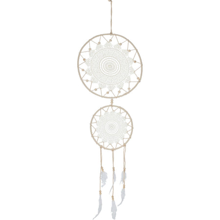 Acchiappasogni macramè boho chic scacciasogni per camera da letto h 100 cm