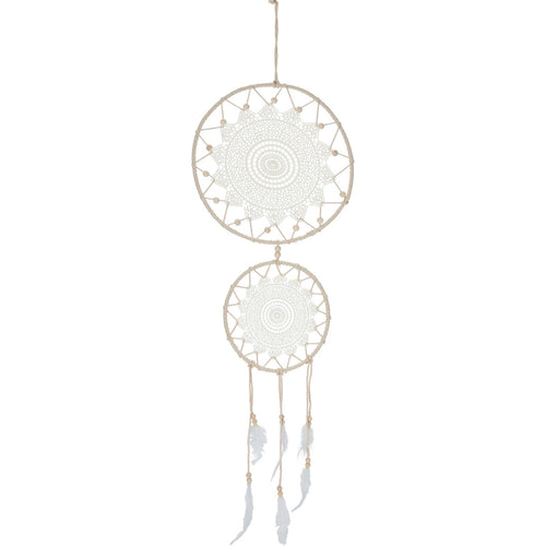 Acchiappasogni macramè boho chic scacciasogni per camera da letto h 100 cm