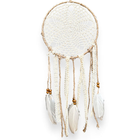 Acchiappasogni macramè boho chic scacciasogni per camera da letto h 70 cm