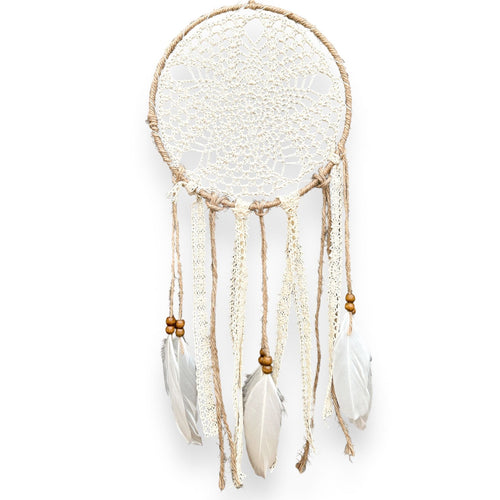 Acchiappasogni macramè boho chic scacciasogni per camera da letto h 70 cm