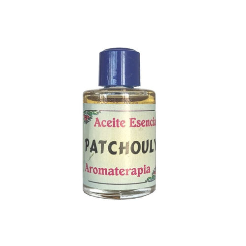 Aceite esencial PATCHOULY olio aromatico culto esoterico aromaterapia brasiliana