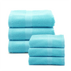 Caleffi Set 3+3 Asciugamani in Spugna di Puro Cotone 2502S20