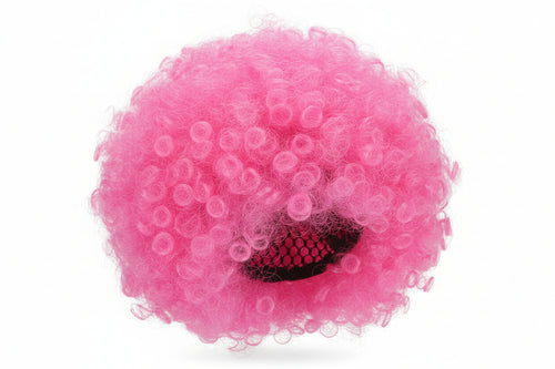 Parrucca Rosa Riccia