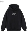 Felpa cappuccio nera 100% cotone life Oversize fit 460 grammi - Horda Brand Streetwear