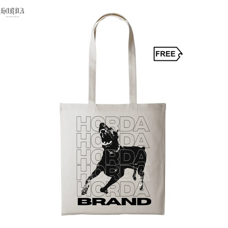 Borsa Horda Brand in 100% cotone