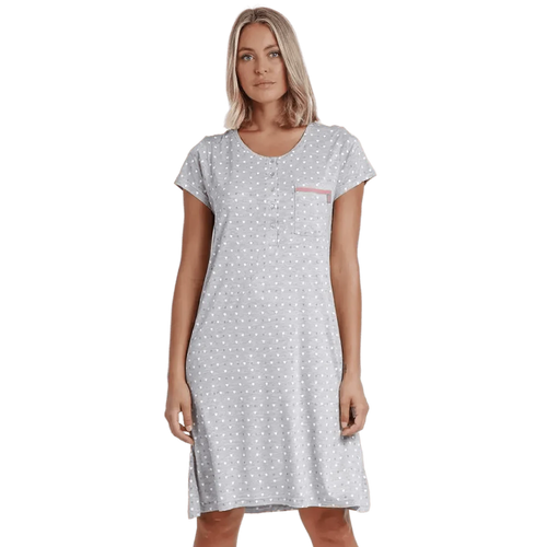 Admas Camicia da Notte Maniche Corte Love 61162 S22 - Passarelli Biancheria