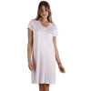 Admas Camicia da Notte Maniche Corte in Viscosa 51589 S30 - Passarelli Biancheria