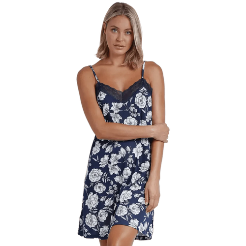 Admas Camicia da Notte a Bretelle da Donna in Viscosa 61120 S23 - Passarelli Biancheria