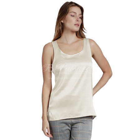 Admas Canottiera Sotto Giacca in Raso da Donna 43512 2504S15