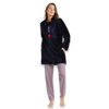 Admas Disney Vestaglia Invernale da Donna in Pile Abbottonata 67010 S34 - Passarelli Biancheria