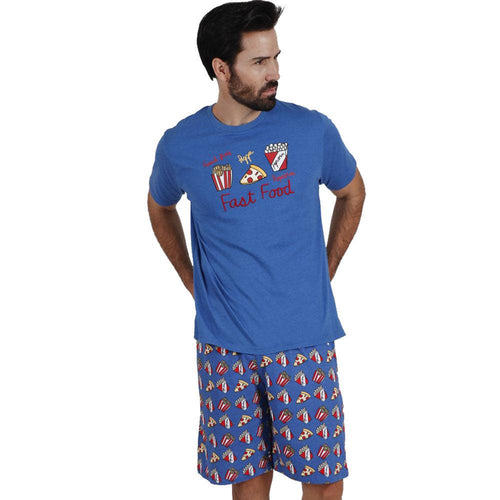 Admas Pigiama Corto da Uomo Pizza 55281 S23 - Passarelli Biancheria
