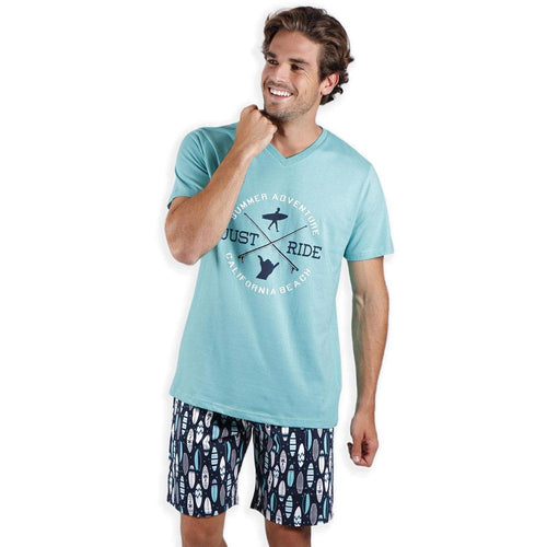 Admas Pigiama Estivo Corto da Uomo 55554 S24 - Passarelli Biancheria