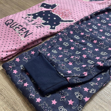 Admas Pigiama da Donna Caldo Cotone Estrella Save 58668 S32 - Passarelli Biancheria