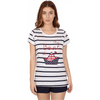 Admas Pigiama da Donna con Pantalone Corto e Maglia a Maniche Corte 54167 S19 - Passarelli Biancheria