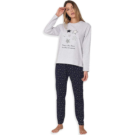 Admas Pigiama da Donna in Caldo Cotone 55799 S23 - Passarelli Biancheria
