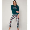 Admas Pigiama da Donna in Caldo Cotone 55858 S27 - Passarelli Biancheria