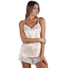 Admas Pigiama estivo da Donna in Raso Pigiama con Bretelle 55898 S30 - Passarelli Biancheria