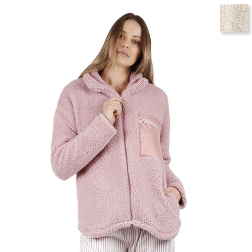 Admas Vestaglia Invernale da Donna in Pile Abbottonata 57541 S25 - Passarelli Biancheria