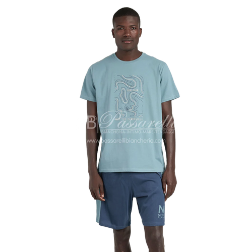 Admas Pigiama Estivo Corto da Uomo 63168 2504S22