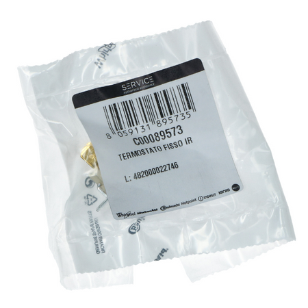 Termostato scatto fisso per forno Whirlpool Indesit ricambio originale C00089573