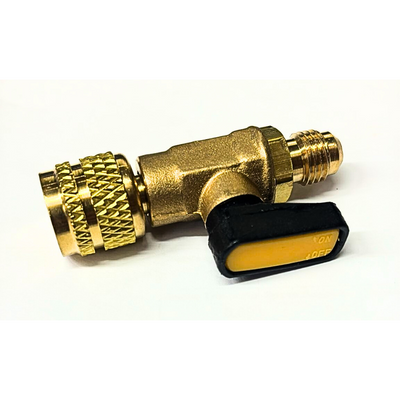 Rubinetto per bombola a gas R600 1/4 maschio X 1/4 femmina