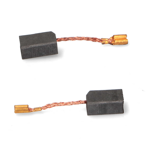 Coppia spazzole in carbone con attacco faston per motore del trapano 6,3x8x13 mm