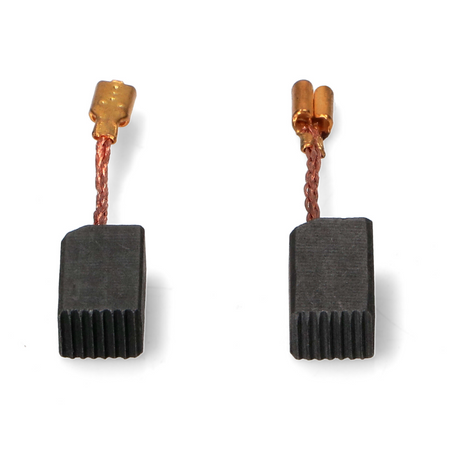 Coppia spazzole in carbone con attacco faston per motore del trapano 6,3x8x13 mm