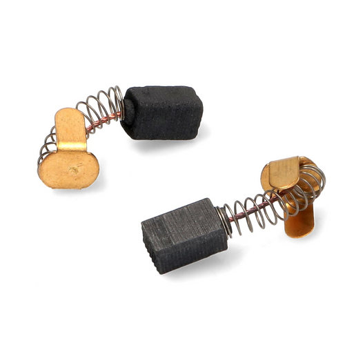 Coppia spazzole carbone con attacco faston per motore del trapano 6,5x7,5x12 mm