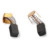 Coppia spazzole carbone con attacco faston per motore del trapano 6,5x7,5x12 mm