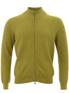Gran Sasso Maglia Cardigan Color Senape da uomo