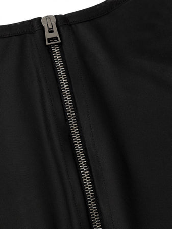 Tom Ford Maglia in Viscosa Nera con Zip Posteriore - Maniche Lunghe da donna