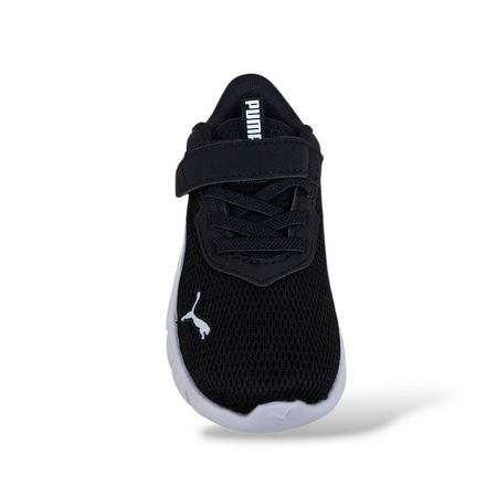 Sneakers bambino PUMA FlexFocus Modern nero bianco con velcro