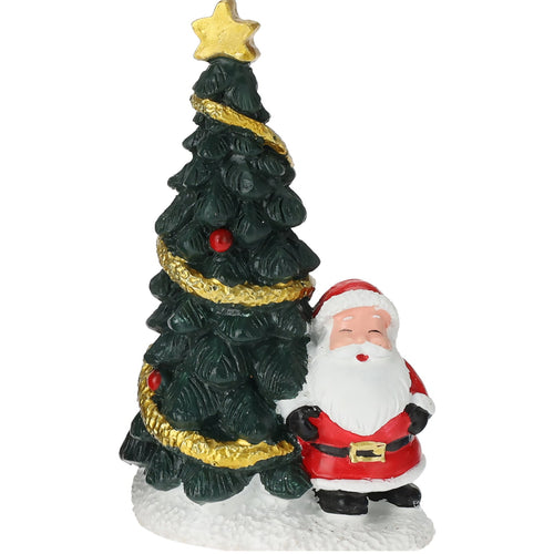 Figure natalizie segnaposto in resina per tavola Natalizia, da 8 cm, 24 pezzi