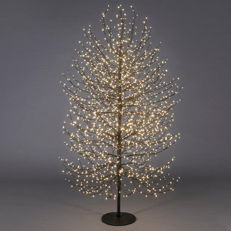 Albero luminoso "Faggio" con rami a microled luce calda da interno ed esterno
