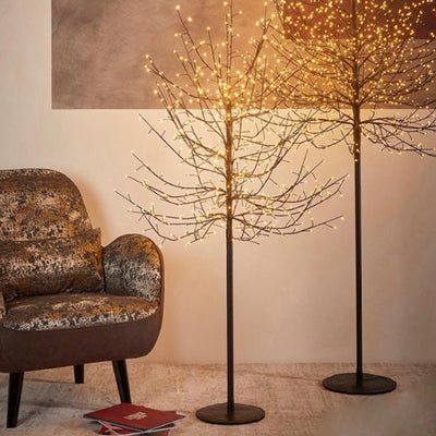 Albero luminoso Faggio tronco lungo rami a microled luce calda da interno ed esterno