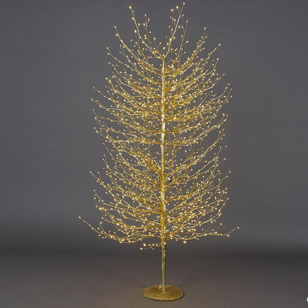 Albero luminoso "Faggio" con rami a microled luce calda da interno ed esterno