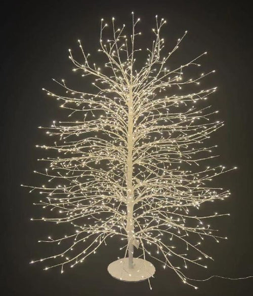 Albero luminoso con rami a microled luce calda da interno ed esterno