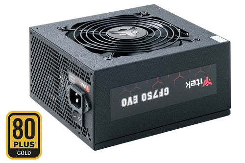 Alimentatore GF750 EVO - 750W- 80Plus Gold- Ventola FDB 12cm- Cond Giapponesi- Modulare