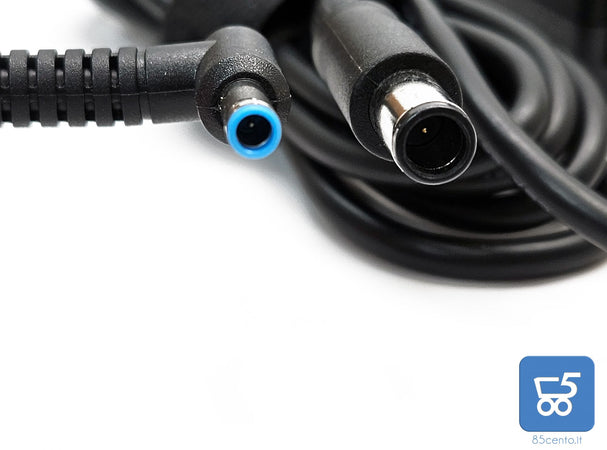Alimentatore Originale HP per Notebook Laptop Tiny 65W 19,5 V 3,33A con cavo di alimentazione Italiano + Adattatore da 7,4x5mm a 4,5x3mm - EX DEMO