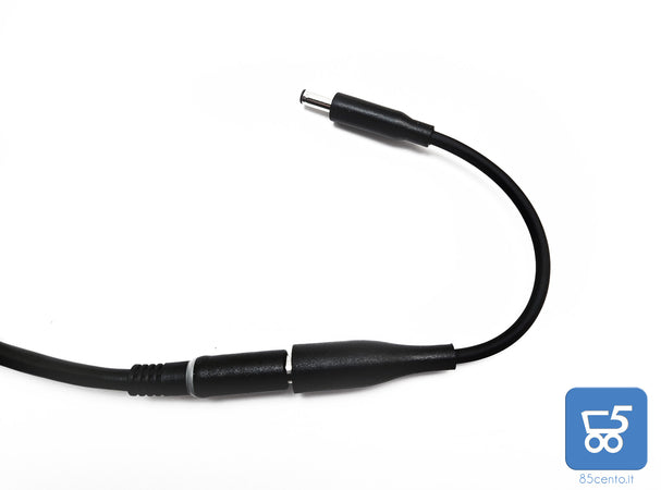 Alimentatore originale Dell 19,5V 130W 6,7A connettore tondo grande 7.4x5.0mm più adattatore a spinotto piccolo 4.5x3.0 con cavo di alimentazione - Ricondizionato