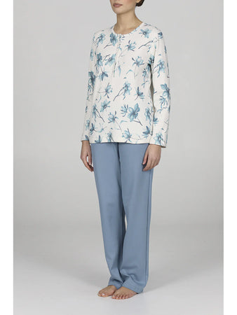 Alpina Pigiama Invernale in Caldo Cotone da Donna Franca AFL341 2511S68