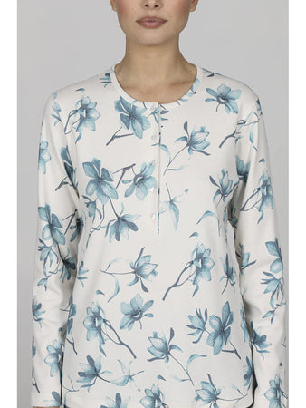 Alpina Pigiama Invernale in Caldo Cotone da Donna Franca AFL341 2511S68