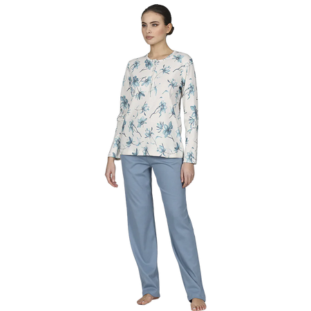 Alpina Pigiama Invernale in Caldo Cotone da Donna Franca AFL341 2511S68