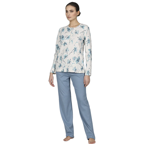 Alpina Pigiama Invernale in Caldo Cotone da Donna Franca AFL341 2511S68