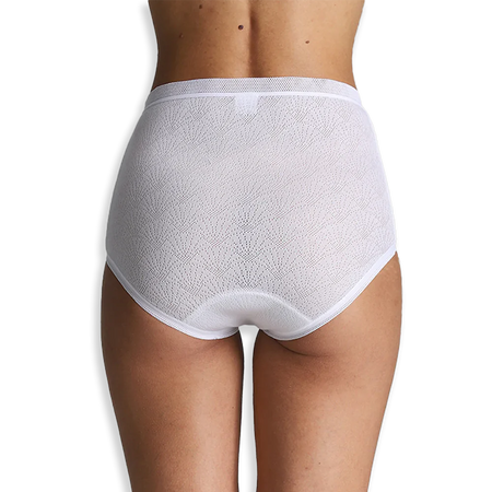 Alpina Slip Alto donna in costina operata, puro cotone filoscozia 42 S14