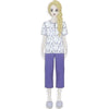 Amica Pigiama Cotone Leggero da Donna Maniche Corte Capri 21A540 S34 - Passarelli Biancheria