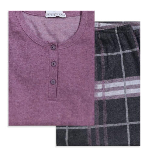 Amica Pigiama da Donna Invernale in Punto Milano A429 S42 - Passarelli Biancheria