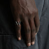 Anello Wasted Paris Silver ring