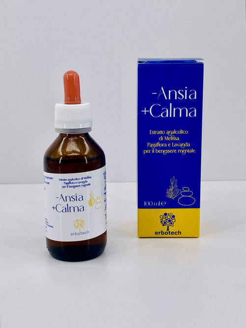 Tintura madre analcolica: -Ansia +Calma
