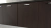 Anta per mobili 72x45 cm colore wengè in Legno nobilitato Compresa di Maniglia spessore 1.8 cm